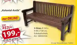Sonderpreis Baumarkt Gartenbänk ,,Kolonial-Antik" Angebot