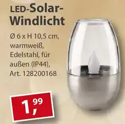 Sonderpreis Baumarkt LED-Solar- Windlicht Angebot