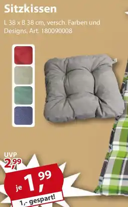 Sonderpreis Baumarkt Sitzkissen Angebot