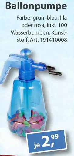 Sonderpreis Baumarkt Ballonpumpe Angebot