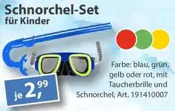 Sonderpreis Baumarkt Schnorchel-Set für Kinder Angebot