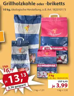 Sonderpreis Baumarkt Grillholzkohle oder -briketts Angebot