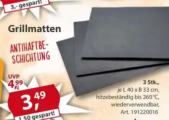 Sonderpreis Baumarkt Grillmatten Angebot