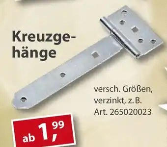 Sonderpreis Baumarkt Kreuzgehänge Angebot
