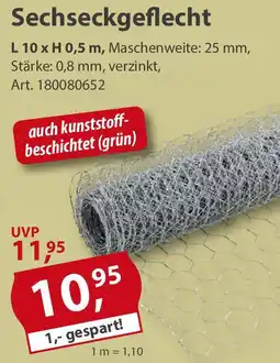 Sonderpreis Baumarkt Sechseckgeflecht Angebot