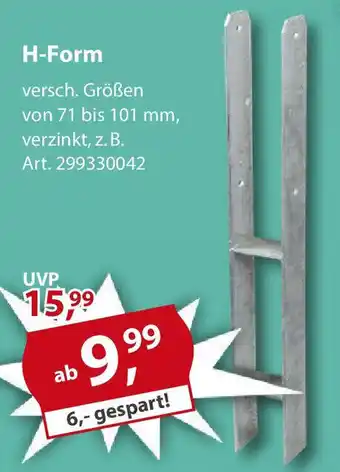 Sonderpreis Baumarkt versch. Pfostenträger Angebot