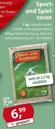 Sonderpreis Baumarkt Sport- und Spielrasen Angebot