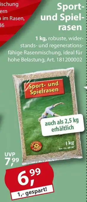 Sonderpreis Baumarkt Sport- und Spielrasen Angebot