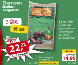 Sonderpreis Baumarkt Zierrasen ,,Berliner Tiergarten" Angebot