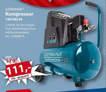 Sonderpreis Baumarkt GERMANIA Kompressor 190/08/24 Angebot