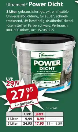 Sonderpreis Baumarkt Ultrament Power Dicht Angebot