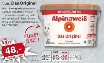 Sonderpreis Baumarkt Alpina Das Original Angebot