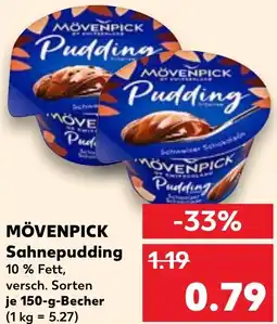 Kaufland MÖVENPICK Sahnepudding Angebot