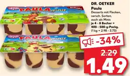 Kaufland DR. OETKER Paula Angebot