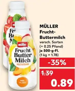 Kaufland MÜLLER Frucht Buttermilch Angebot