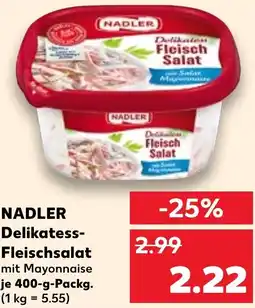 Kaufland NADLER Delikatess Fleischsalat Angebot