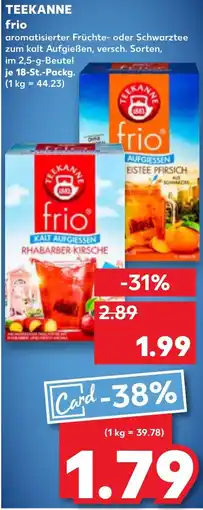 Kaufland TEEKANNE frio Angebot