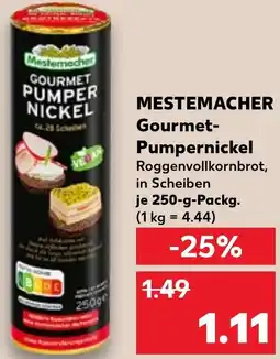 Kaufland MESTEMACHER Gourmet Pumpernickel Angebot