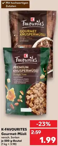Kaufland K-FAVOURITES Gourmet-Müsli Angebot