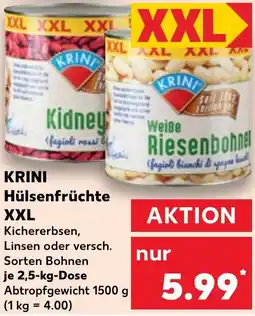 Kaufland KRINI Hülsenfrüchte XXL Angebot