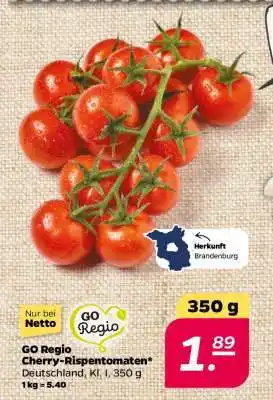 NETTO GO Regio Cherry-Rispentomaten Angebot