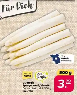 NETTO GO Regio Spargel weiß/violett Angebot