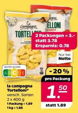 NETTO la campagna Tortelloni Angebot