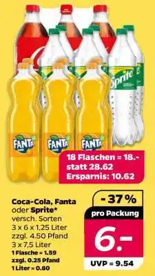 NETTO Coca-Cola, Fanta oder Sprite Angebot