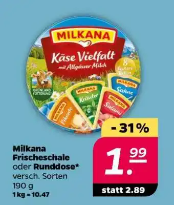NETTO Milkana Frischeschale oder Runddose Angebot