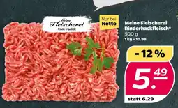NETTO Meine Fleischerei Rinderhackfleisch Angebot