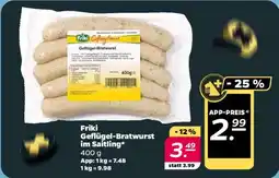 NETTO Friki Geflügel-Bratwurst im Saitling Angebot