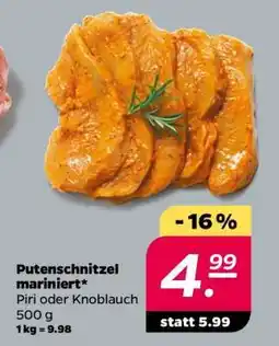 NETTO Putenschnitzel mariniert Angebot