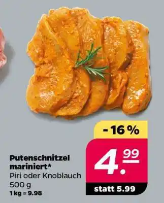 NETTO Putenschnitzel mariniert Angebot