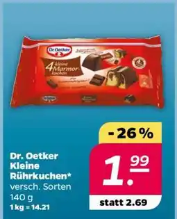 NETTO DR. OETKER Kleine Rührkuchen Angebot