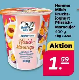 NETTO Hemme Milch Fruchtjoghurt Pfirsich-Maracuja Angebot