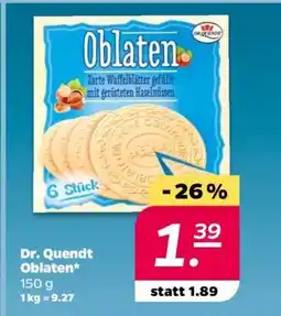 NETTO Dr. Quendt Oblaten Angebot