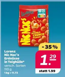 NETTO Lorenz Nic Nac’s Erdnüsse in Teighülle Angebot