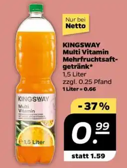 NETTO KINGSWAY Multi Vitamin Mehrfruchtsaftgetränk Angebot