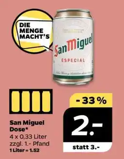 NETTO San Miguel Dose Angebot