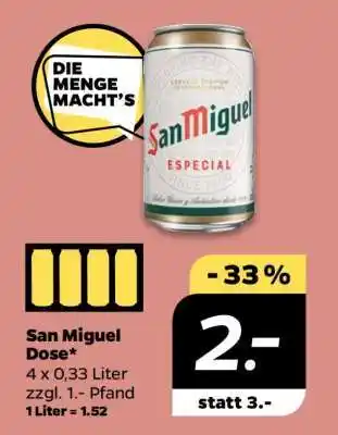 NETTO San Miguel Dose Angebot