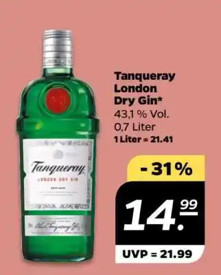 NETTO Tanqueray London Dry Gin Angebot