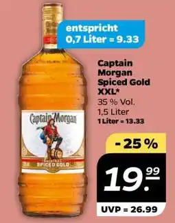 NETTO Captain Morgan Spiced Gold XXL Angebot