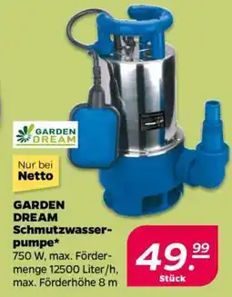 NETTO GARDEN DREAM Schmutzwasserpumpe Angebot