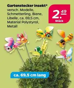 NETTO Gartenstecker Insekt Angebot