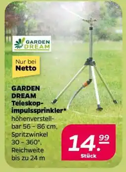 NETTO GARDEN DREAM Teleskop-impulssprinkler Angebot