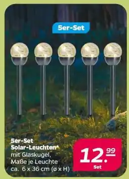 NETTO 5er-Set Solar-Leuchten Angebot