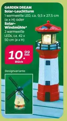 NETTO GARDEN DREAM Solar-Leuchtturm oder Solar-Windmühle Angebot