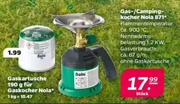 NETTO Gas-/Campingkocher Nola 871 Angebot
