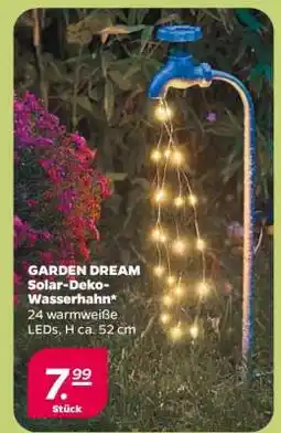 NETTO GARDEN DREAM Solar-Deko-Wasserhahn Angebot