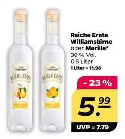NETTO Reiche Ernte Williamsbirne oder Marille Angebot